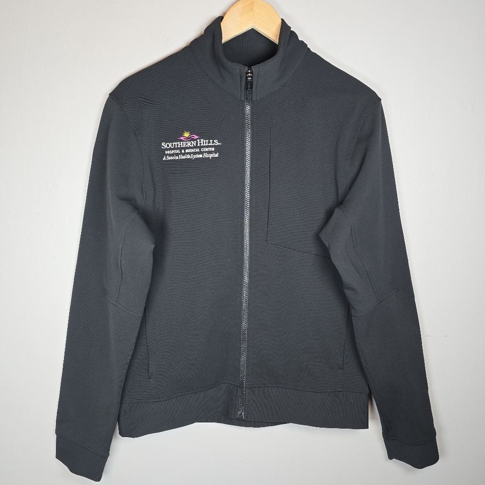 Lululemon Athletica Women's Zip Uo Black Athletic Jacket Stretch Med Work Sport